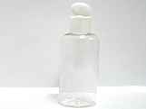 Frasco Oval 60ml com Tampa Flip-Top Branca