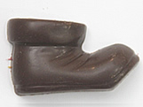Caixa para Ovo de Páscoa, Forma Bota Pequena 40g Ref.172 BWB, Medida 24 x 18.5 x 3 cm