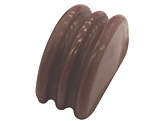 Formas de Chocolate com Silicone, Forma com Silicone Macarons 7g Ref.9285 BWB, Medida 24 x 18.5 x 2 cm