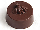 Formas de Chocolate para Pão de Mel, Forma com Silicone Pão de Mel Abelha 20g Ref.853 BWB, Medida 24 x 18.5 x 2.2 cm