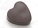 Formas de Chocolate com Silicone, Forma com Silicone Pão de Mel Coração Grande 40g Ref.865 BWB, Medida 24 x 18.5 x 2.6 cm