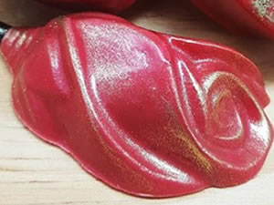 Caixa para Ovo de Páscoa, Forma Pirulito Rosa 40g Ref.22 BWB, Medida 24 x 18.5 x 1.8 cm