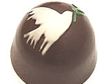 Formas de Chocolate com Silicone, Forma com Silicone Trufa da Paz 45g Ref.960 BWB, Medida 24 x 18.5 x 3 cm