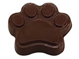 Formas de Chocolate Bombom Trufas, Forma Bombom Pata de Cachorro 11g Ref.9411 BWB, Medida 24 x 18.5 x 0.85 cm