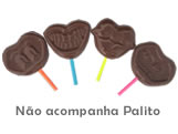 Formas de Chocolate Pirulitos, Forma Pirulito Bocas Ref.9415 BWB, Medida 24 x 18.5 x 1 cm
