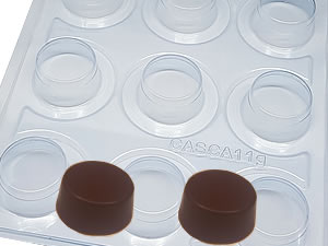 Formas de Chocolate para Pão de Mel, Forma Semiprofissional com Silicone Mini Pão de Mel Especial SP 829 11g Ref.3518 BWB, Medida 36 x 24 x 2.1 cm