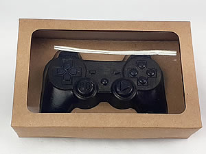 Formas de Chocolate Joystick Controle, Caixa Kraft para Joystick PlayStation Grande Controle Video Game, Medida 20 x 13 x 5 cm
