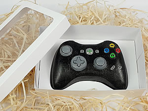 Formas de Chocolate Joystick Controle, Caixa Branca para Joystick XBOX Grande Controle Video Game, Medida 20 x 13 x 5 cm