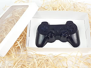 Formas de Chocolate Joystick Controle, Caixa Branca para Joystick PlayStation Grande Controle Video Game, Medida 20 x 13 x 5 cm