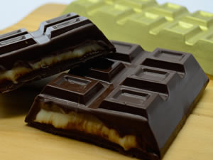 Barras / Tabletes, Forma com Silicone Barra de Chocolate Especial 300g Ref.9664 BWB, Medida 24 x 18.5 x 2.2 cm